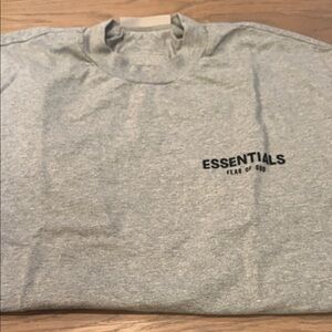 Essentials Heather Gray Crewneck